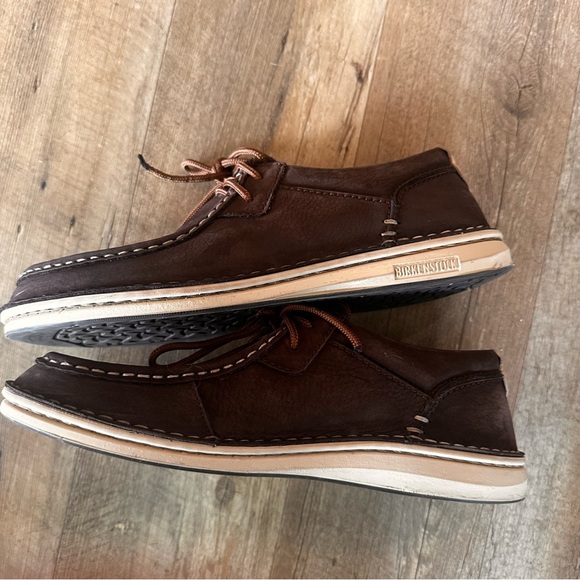 Birkenstock Pasadena Suede Moccasin Shoes - Picture 4 of 9